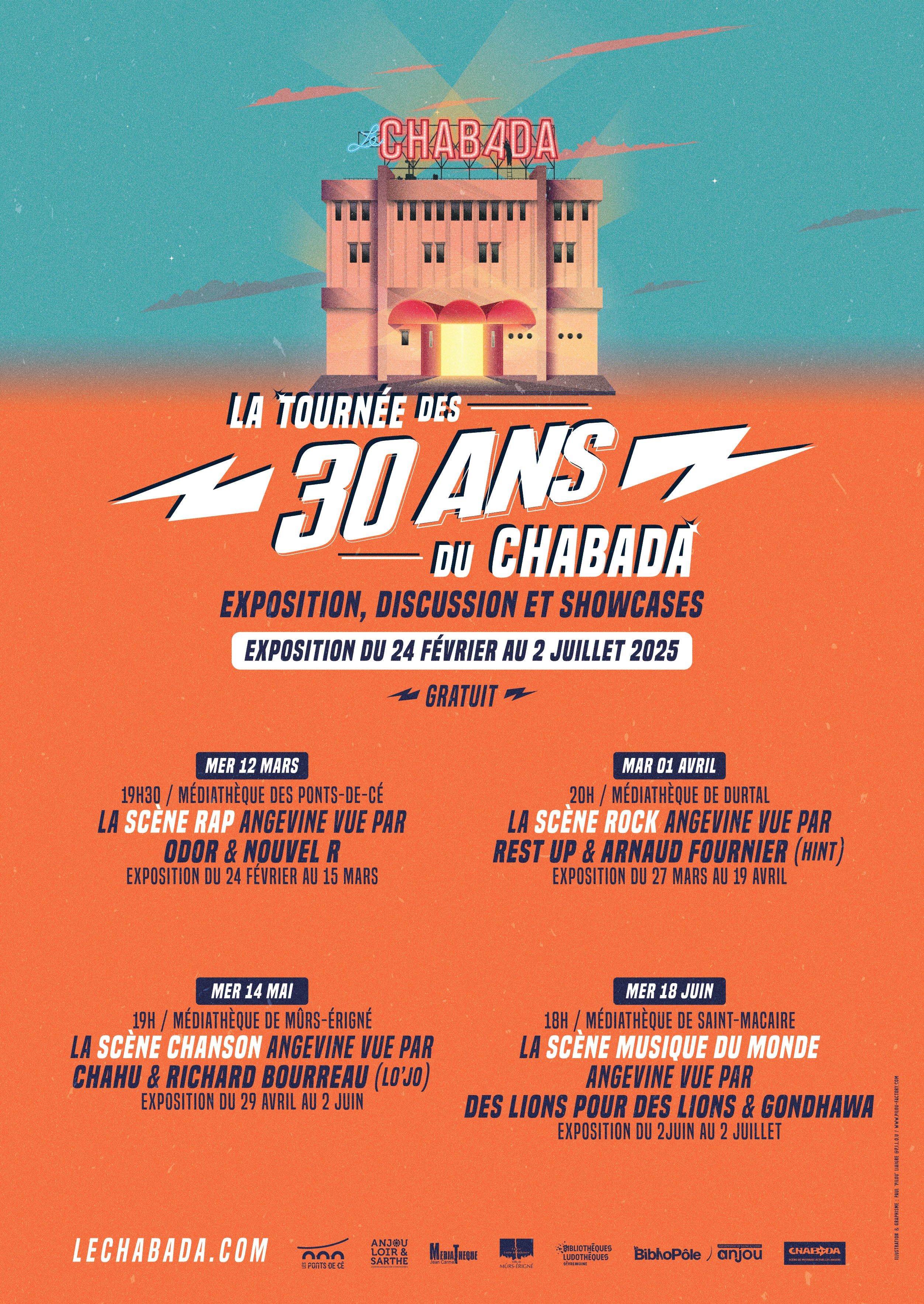 tournee chabada affiche